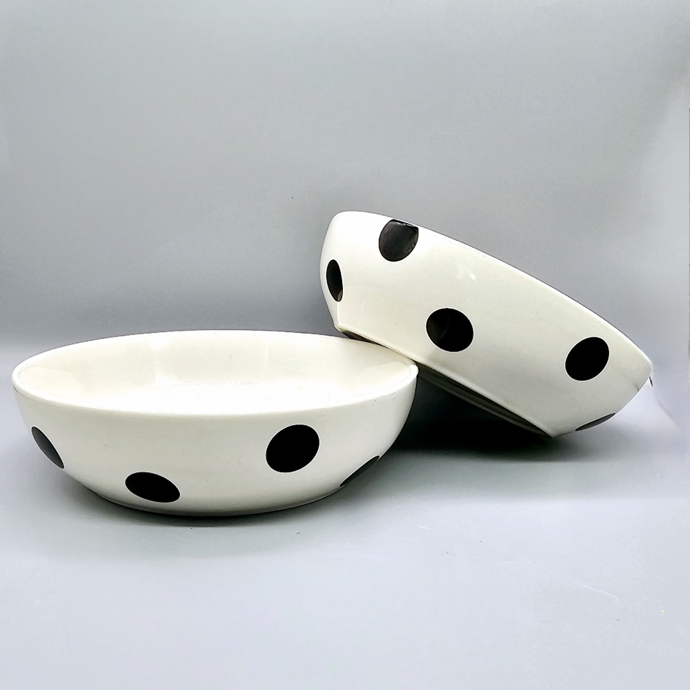 kate spade New York Lenox Deco Dot Pasta Bowls 2